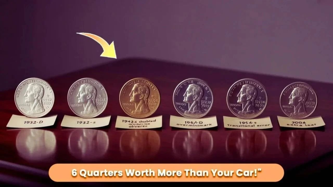 6 Washington Quarters